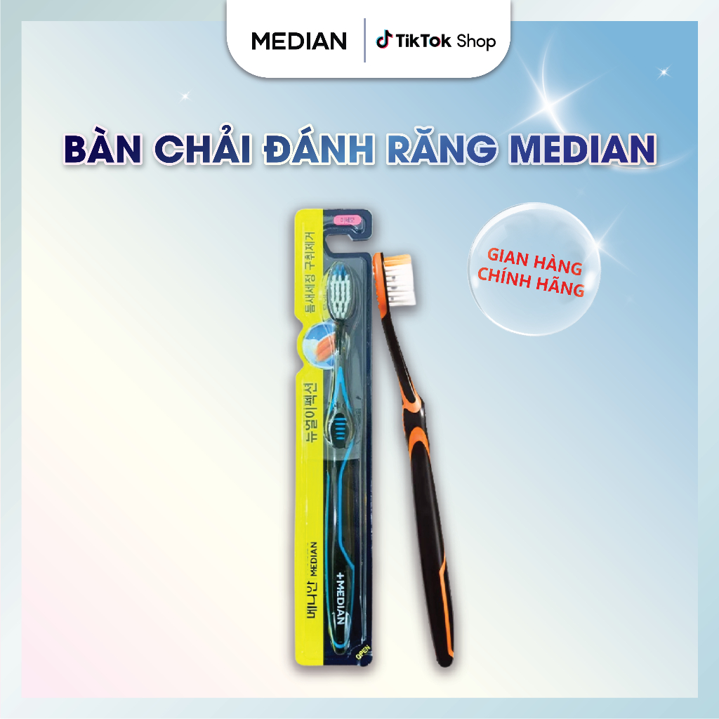 Bàn Chải Đánh Răng MEDIAN Lông Chải Mềm Mượt