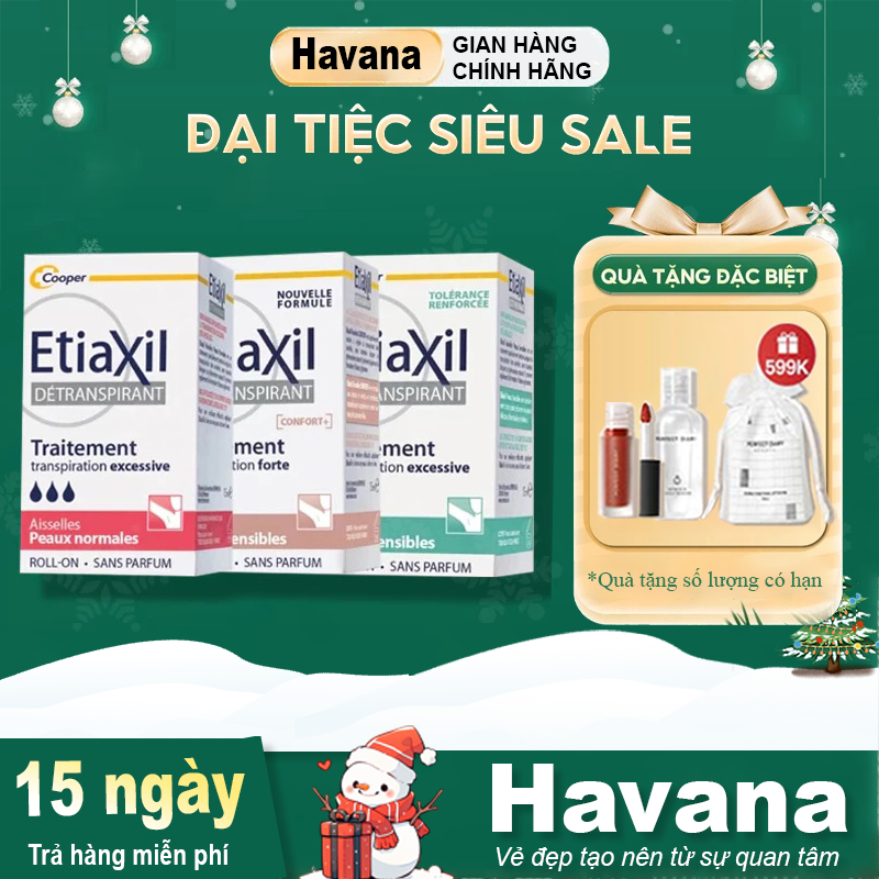 Lăn Khử Mùi Etiaxil Giảm Mồ Hôi Chính Hãng Pháp - 15ml