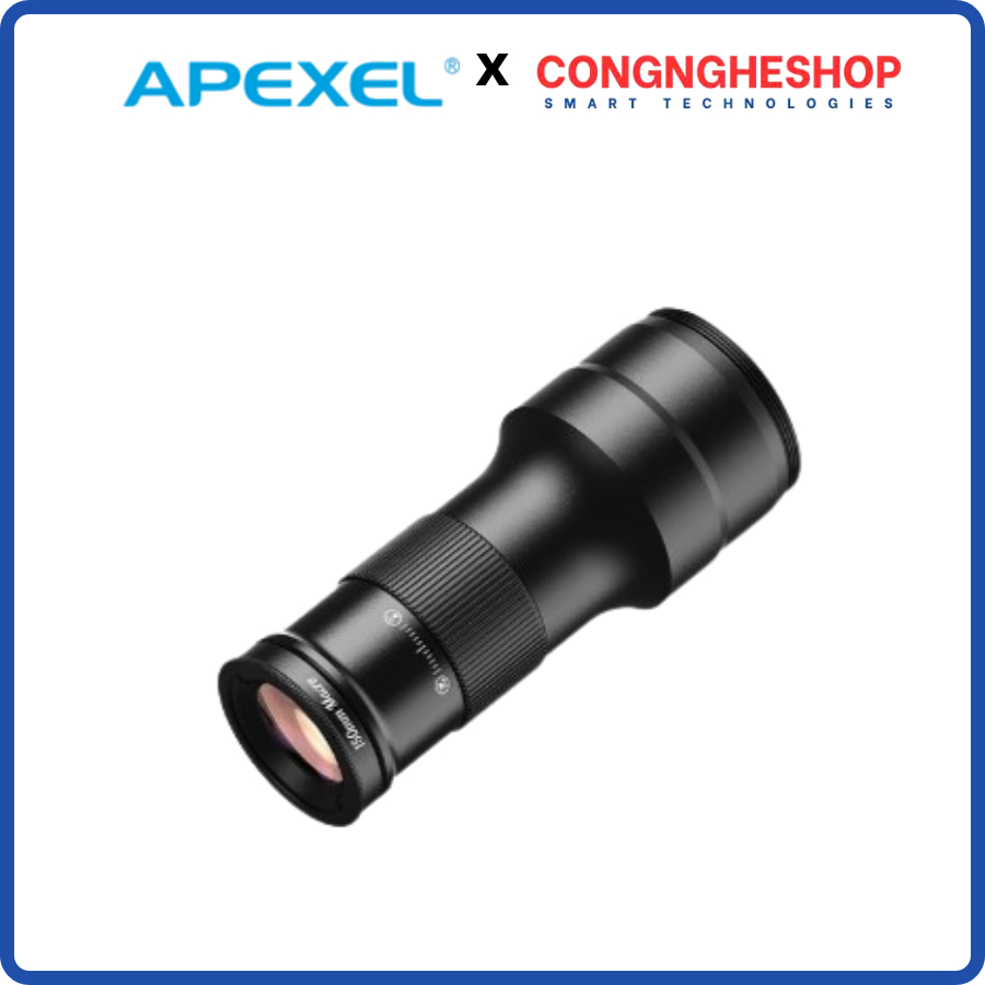APL-TM6 Ống kính Apexel 6X Zoom Telephoto & 150mm Macro Lens 2 IN 1 đa năng