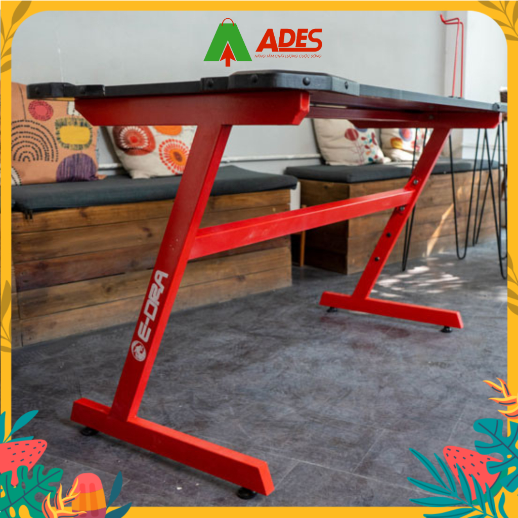 ✔️Bàn gaming E-Dra Z Tank v.2 khung thép chắc chắn, mặt bàn gỗ chống thấm✔️Chính Hãng✔️BH 12 Tháng✔️