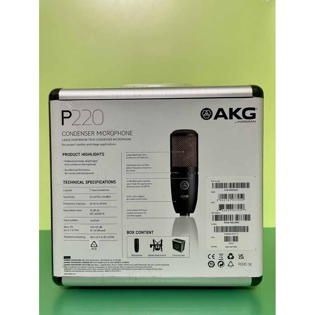 Micro AKG P220 Chính Hãng