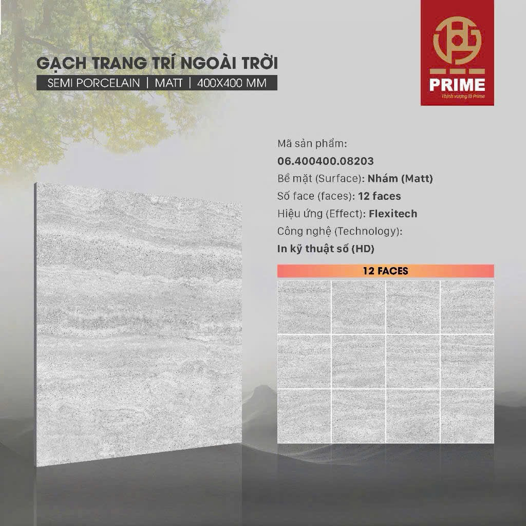 Conbo 10 thùng gạch lát nền 40x40 Prime cao cấp