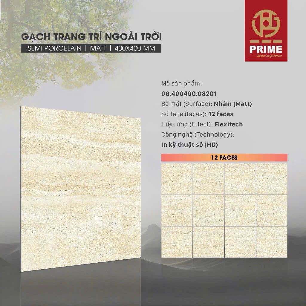 Conbo 10 thùng gạch lát nền 40x40 Prime cao cấp