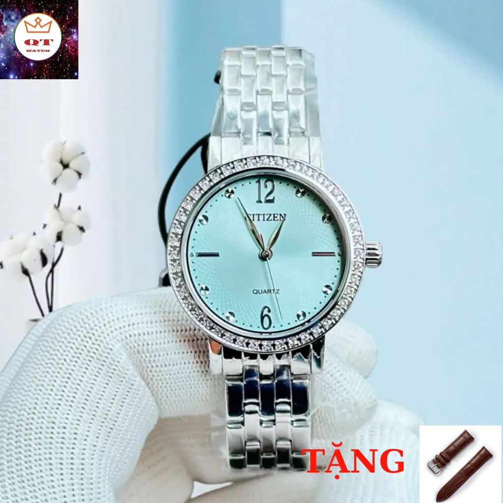 Đồng Hồ Nữ Citizen EL3100-55x Chính Hãng Tặng Kèm Dây Da Cao Cấp