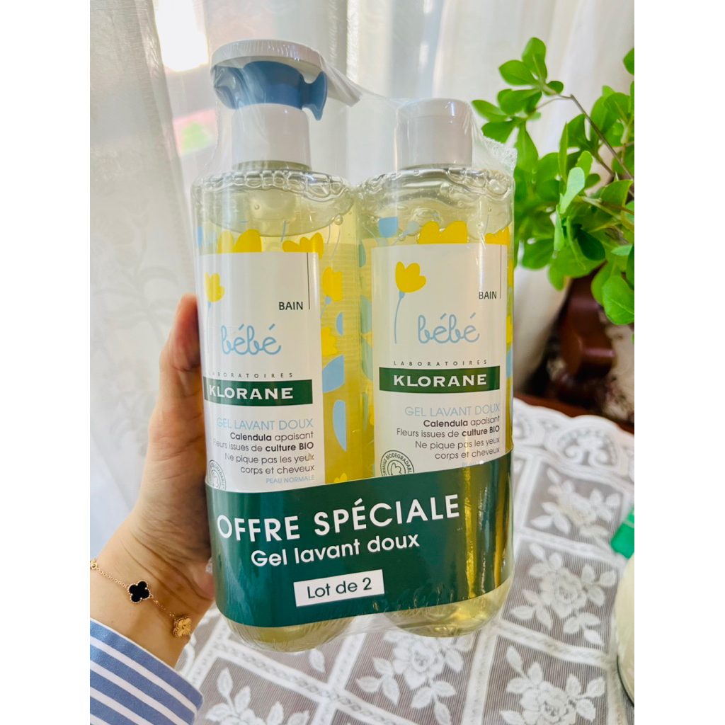 SỮA TẮM GỘI TRẺ EM Bebe KLORANE Pháp