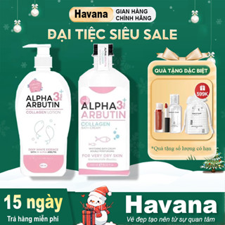 Sữa Dưỡng Thể Alpha Arbutin 3Plus + Collagen Tosowoong 500ml