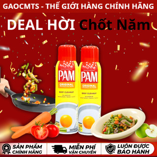  Dầu Pam ăn kiêng 0 calo chai 12 oz hạt cải dạng xịt eatclean ăn kiêng gym healthy   Hãng Mỹ   