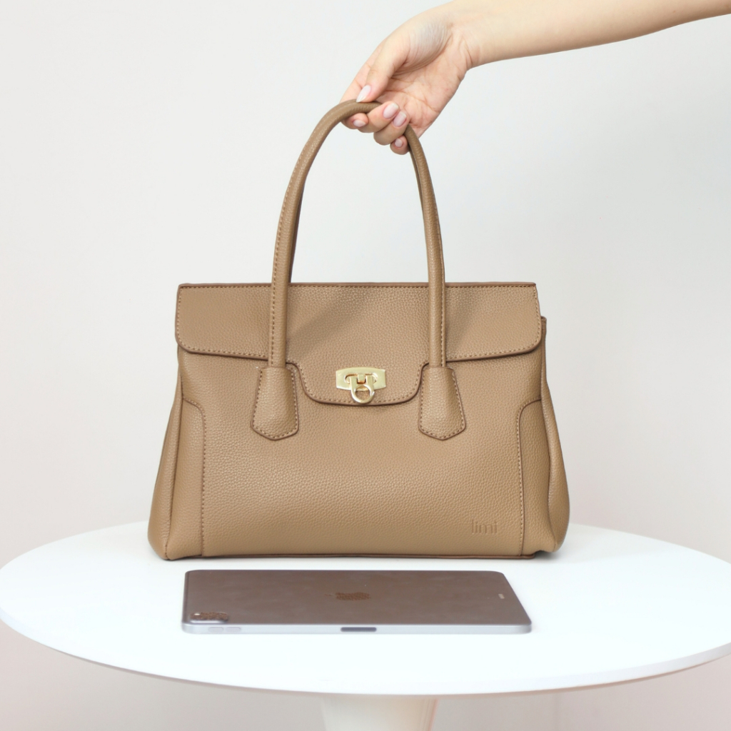 Túi xách nữ cầm tay LIMI (4 màu) tote da PU cao cấp thanh lịch đi làm đi chơi thời trang SELIN | BigBuy360 - bigbuy360.vn