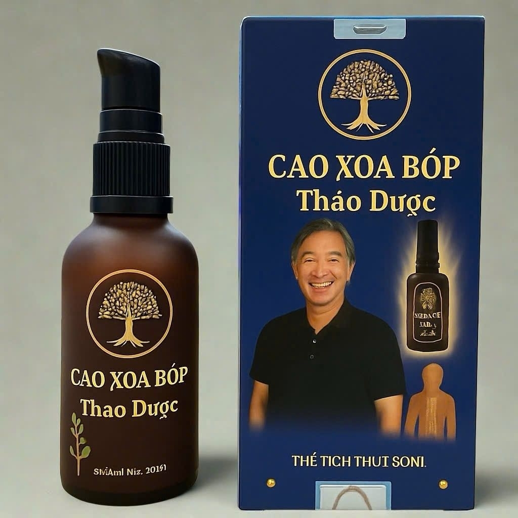 Cao Xoa Bóp Thảo Dược 8S 8 Sang BDS (50ml) cải thiện đau nhức cơ xương khớp
