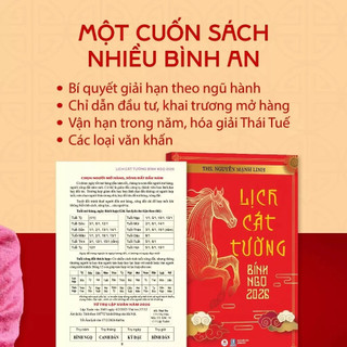 Sách: Lịch Cát Tường 2026 (Năm Bính Ngọ)