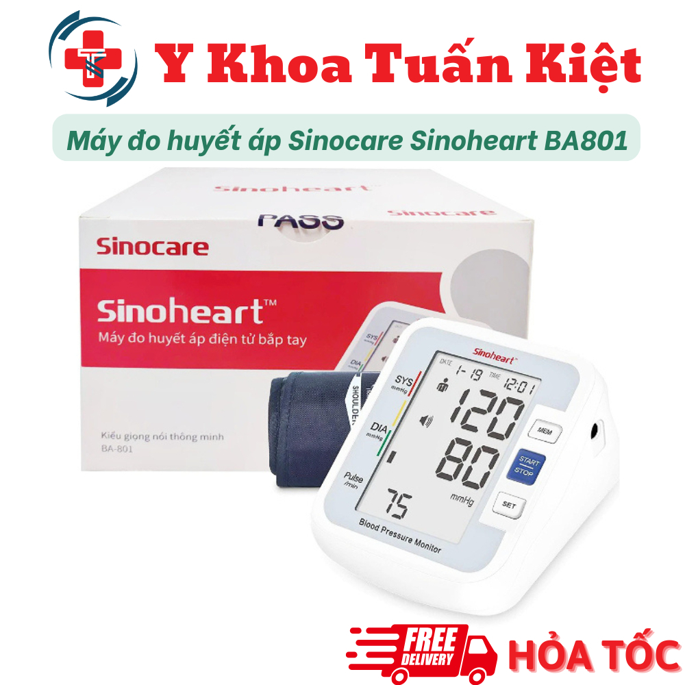 ✅ Máy đo huyết áp Sinocare BA801
