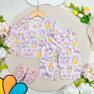  ĐỒ BỘ BÉ GÁI  9kg-16kg  set bộ tole tay dài bé gái FORM BABYDOLL - vải loại 1  freeship  