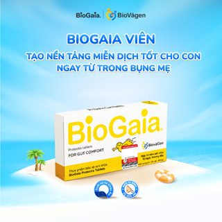  Men vi sinh BioGaia ProTectis dạng viên cải thiện hệ tiêu hóa xuất xứ Thụy Điển hộp 10 viên 