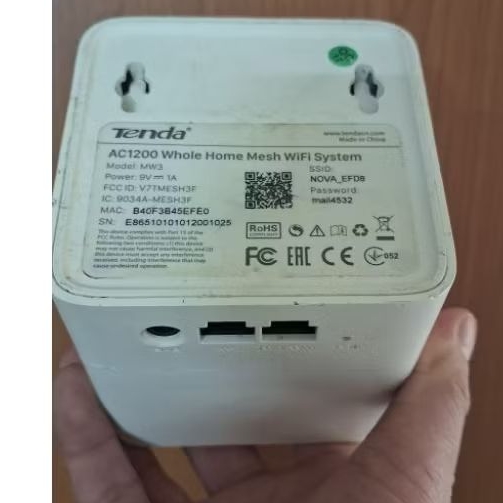 Router wifi 5 MESH TENDA MW3