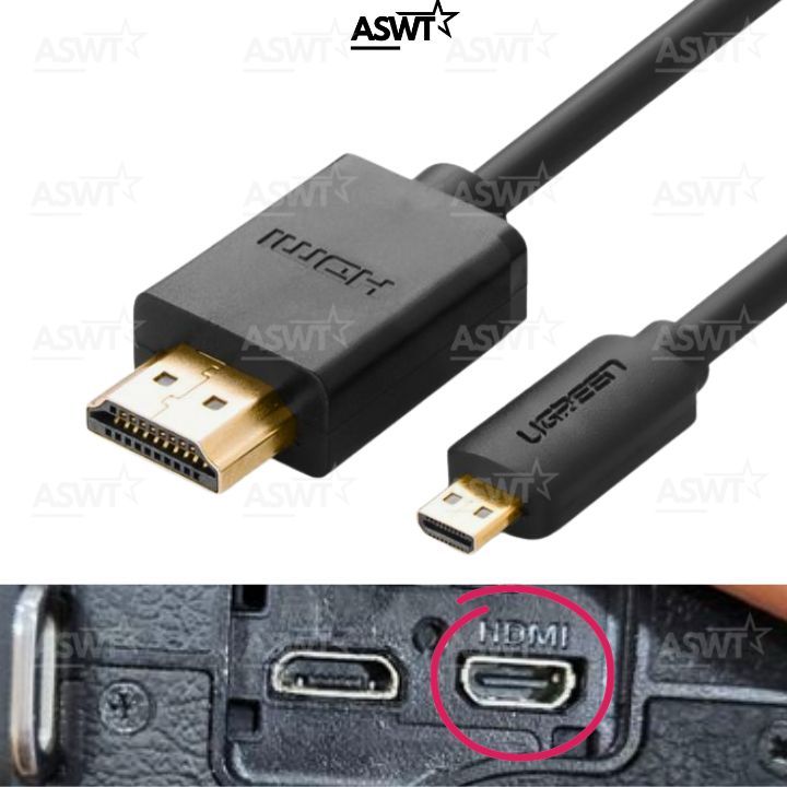 Cáp HDMi livestream cho máy quay SONY HDR-PJ670 HDR-PJ675 HDR-PJ680 HDR-PJ780 dài 3m UG30104 - CÓ VA