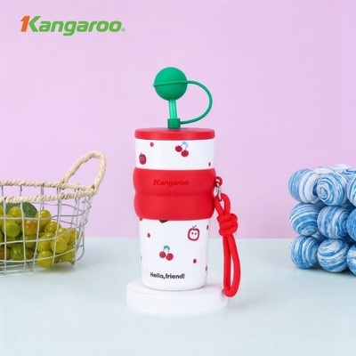 Cốc giữ nhiệt 500ML Kangaroo Baby KGVB6 - 3 mẫu mã cute