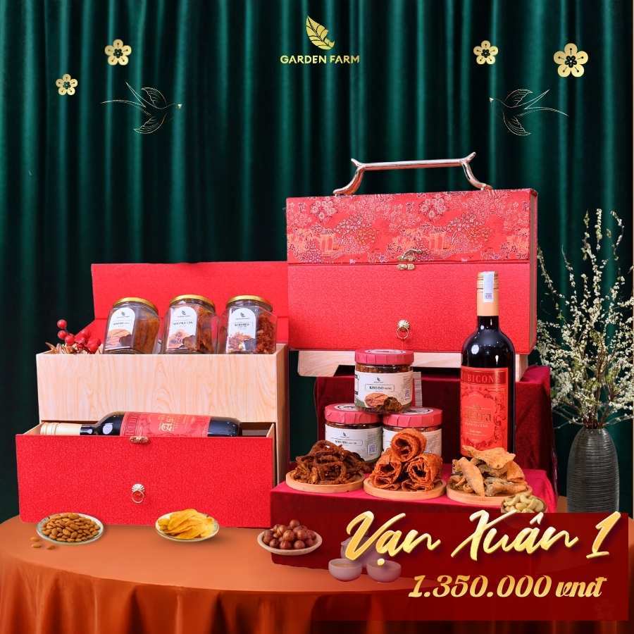 Hộp quà tết cao cấp Garden Farm 2026 - VẠN XUÂN 1