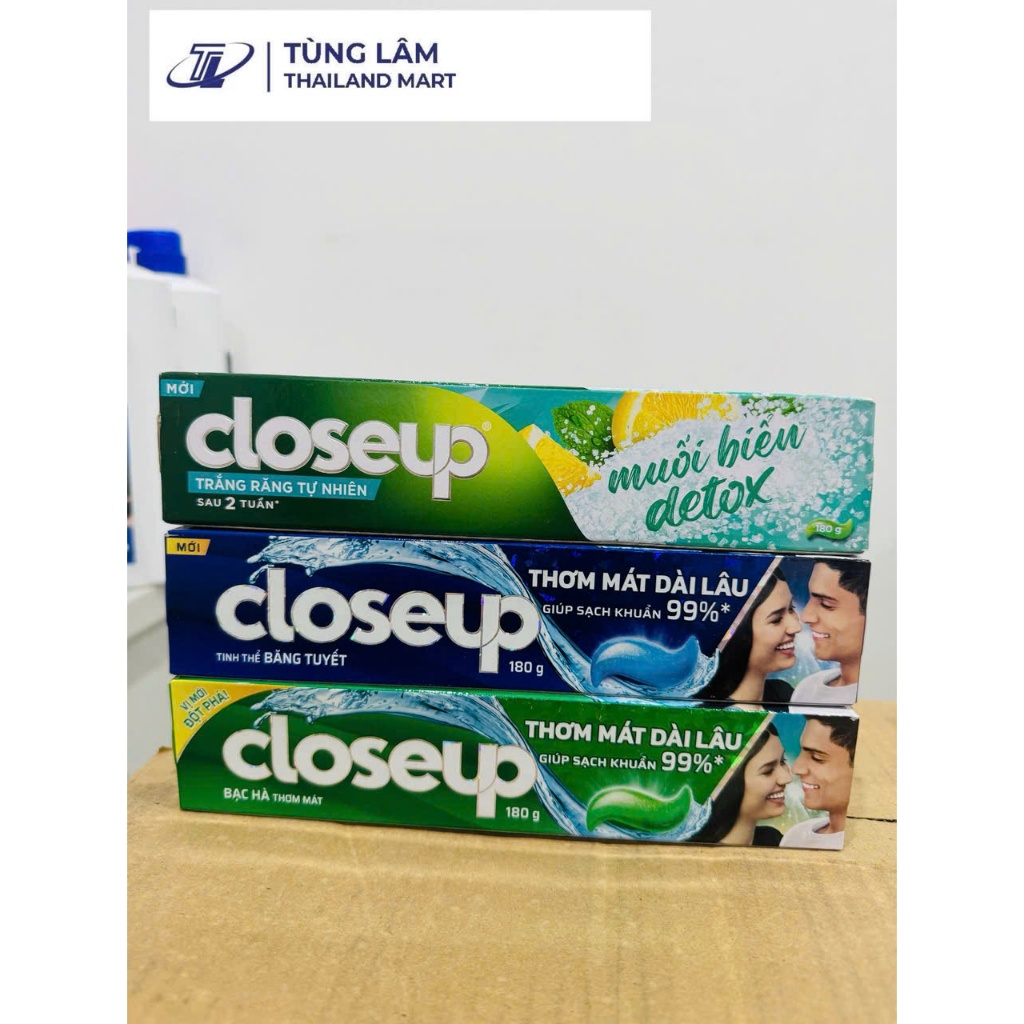 Combo 3 kem đánh răng CLOSEUP 180gr
