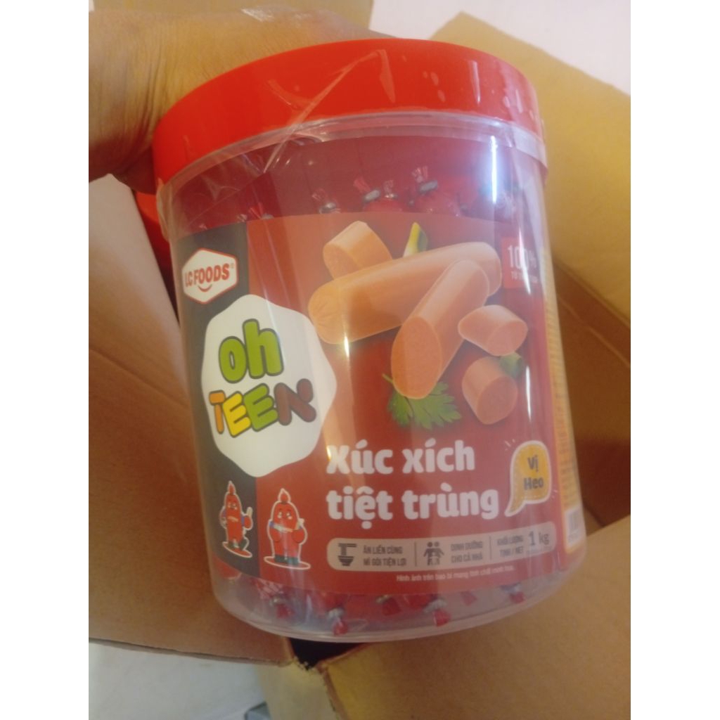 50 CÂY XÚC XÍCH TIỆT TRÙNG ĐÓNG HŨ OH TEEN LC FOOD