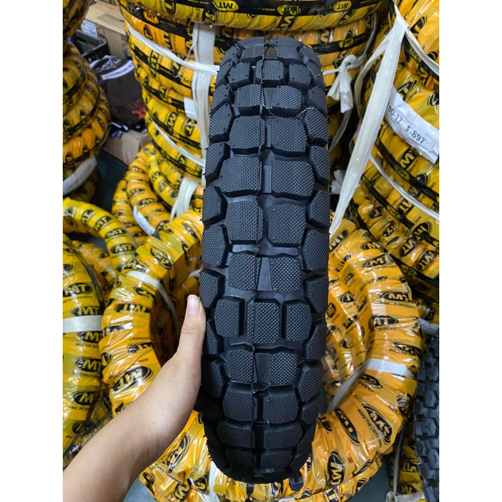 Lốp gai xe PG-1 size 110/90-16 MT889 bản to (TO HƠN ZIN 2 SIZE)