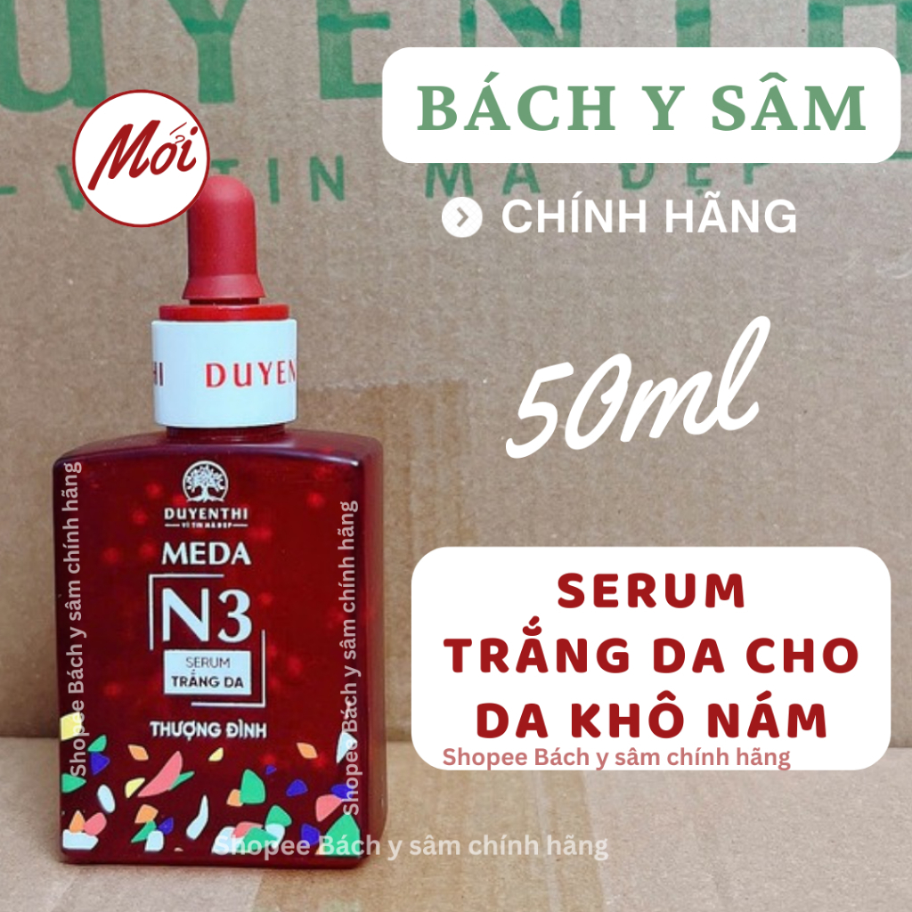 Serum Nám Meda N3 Duyên Thị Thượng Đình - Bách Y Sâm Mẫu Mới 50Gr