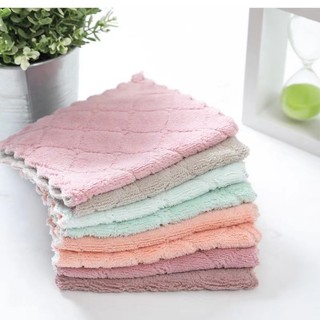 Combo 10 Khăn Lau Bếp Đa Năng 2 Mặ, Thấm Nước Tốt, Dễ Giặt Sạch, Tiết Kiệm Chi Phí (ktl04)