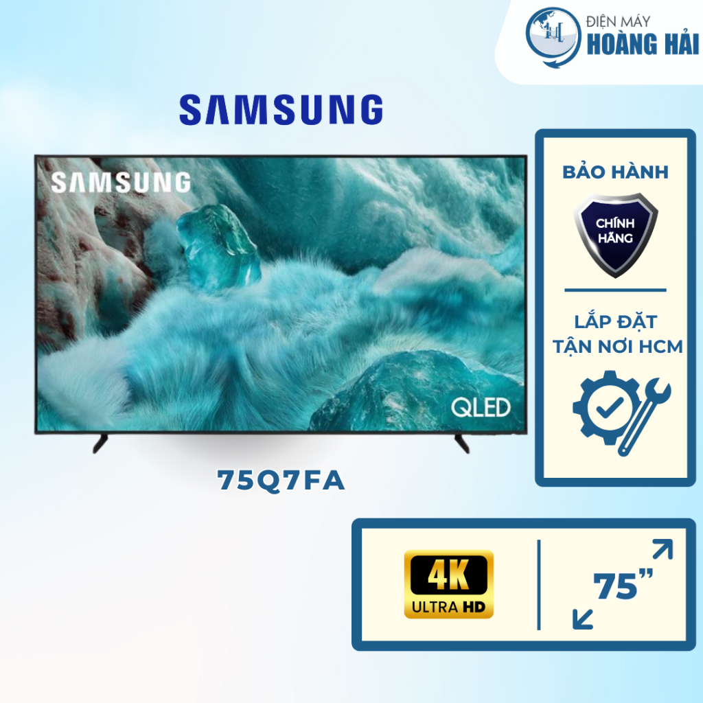 75Q7FA | Smart Tivi QLED Samsung AI 4K 75 inch 75Q7FA - Hàng chính hãng