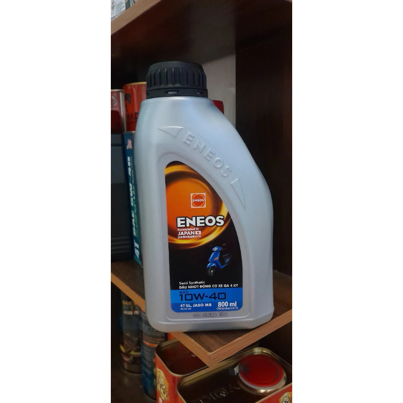 Dầu nhớt xe tay ga ENEOS SEMI-SYNTHETIC 10W40 800ML