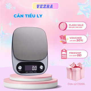 Cân Tiểu Ly Điện Tử Nhà Bếp Mini MEGUN Định Lượng 1g-10kg, Cân Tiểu Li Làm Bánh Độ Chính Xác Cao