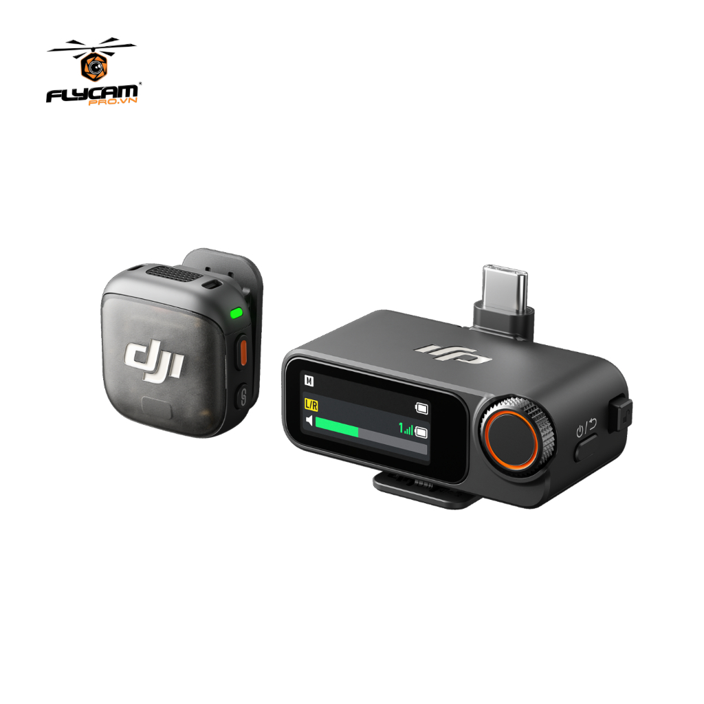 DJI Mic 3 – micro không dây thế hệ mới dành cho người làm nội dung chuyên nghiệp (1TX+1RX)
