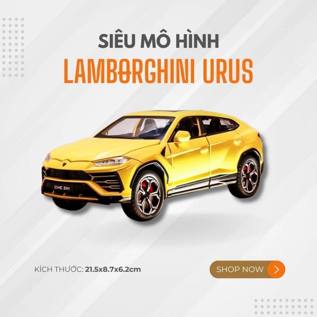 MÔ HÌNH XE 1:24 LAMBORGHINI URUS / CENTENARIO