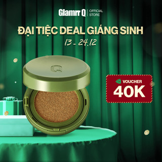   SALE NOEL  Phấn Nước Căng Bóng GLAMRR Q Vegan Super Glow Cushion SPF50+ PA++++  1 lõi x 15 