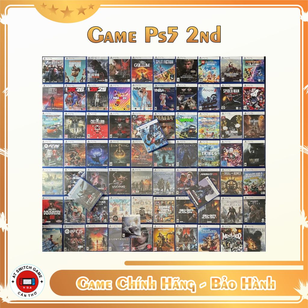 Đĩa chơi game PS5 2nd & New chính hãng giá rẻ