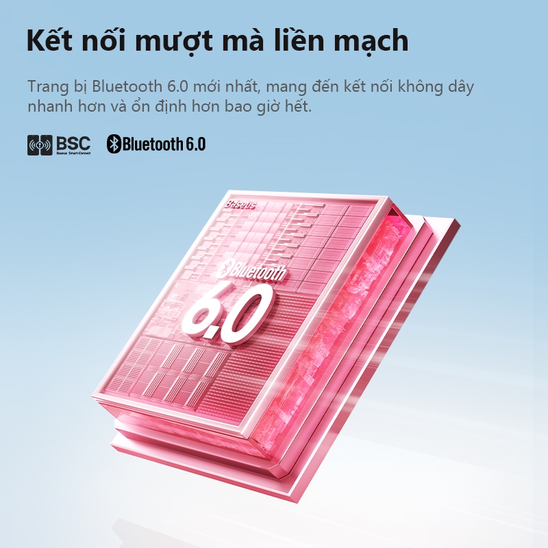 [Giá Sinh Viên - Chọn Là Mê!] Tai Nghe Baseus Bass BS2 Lite Bluetooth 6.0 &2 Mic AI Call Rõ, Nghe Nhạc, Tập Luyện Cực Đã | BigBuy360 - bigbuy360.vn
