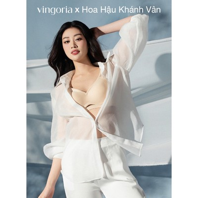 Áo lót su không gọng quả chéo VINGO/VINGORIA đệm mỏng nâng đỡ định hình U001