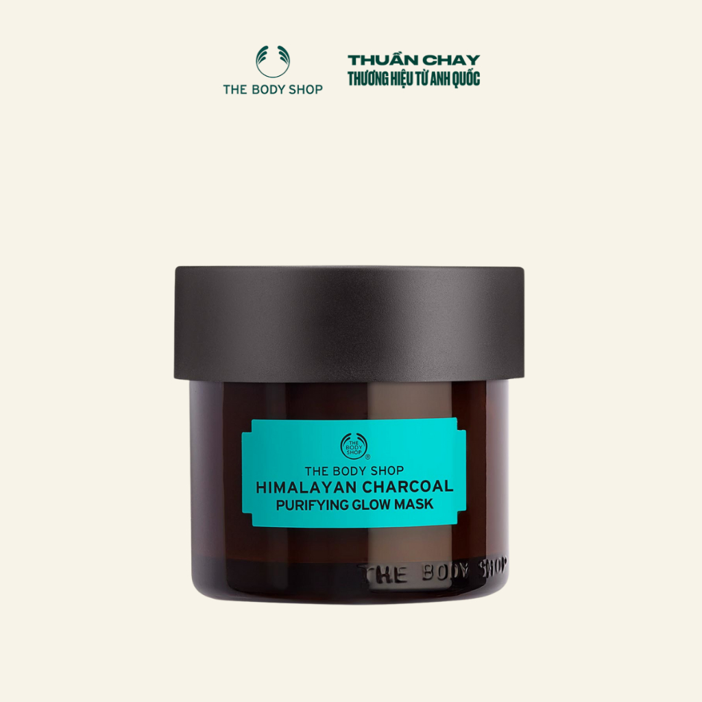   HSD 12 2026  Mặt Nạ Thải Độc Da Himalayan Charcoal Purifying Glow Mask 75ml The Body Shop 