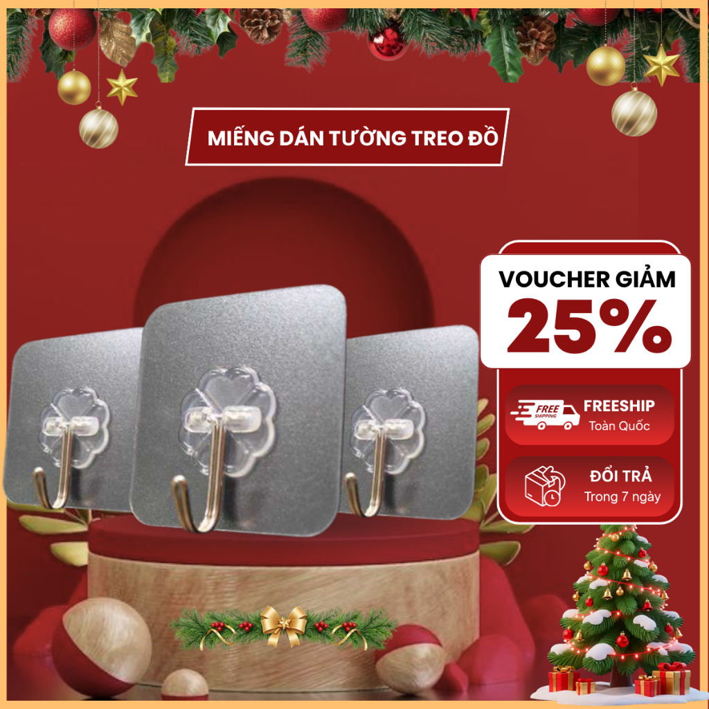 Combo 200 móc dán siêu chắc chắn trong suốt