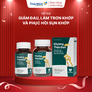  Khương Thảo Đan Gold Thái Minh - Viên uống hỗ trợ cải thiện xương khớp - Lọ 30 Viên - 120 Viên 