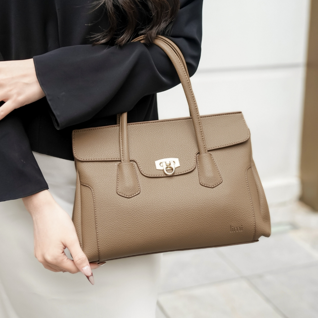Túi xách nữ cầm tay LIMI (4 màu) tote da PU cao cấp thanh lịch đi làm đi chơi thời trang SELIN | BigBuy360 - bigbuy360.vn