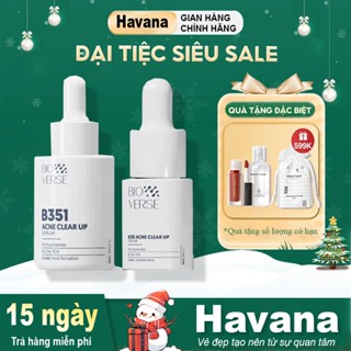  Tinh chất Bioverse B351 Acne Clear up Niacinamide 5% + Zinc 1% hỗ trợ giảm mụn hiệu quả 