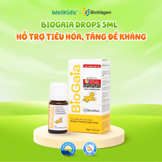  Men vi sinh BioGaia ProTectis baby drops hỗ trợ bé tiêu hóa khỏe tăng đề kháng xuất xứ Thụy Điển - 5ml hộp 
