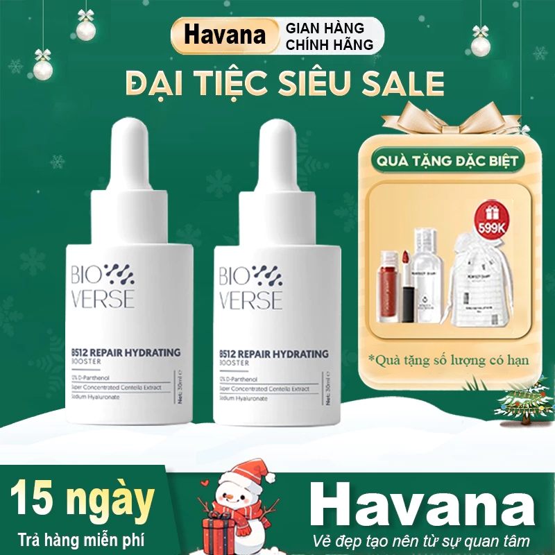 Tinh Chất B512 Phục Hồi Da Cấp Ẩm Bioverse B512 Repair Hydrating Booster 30ml