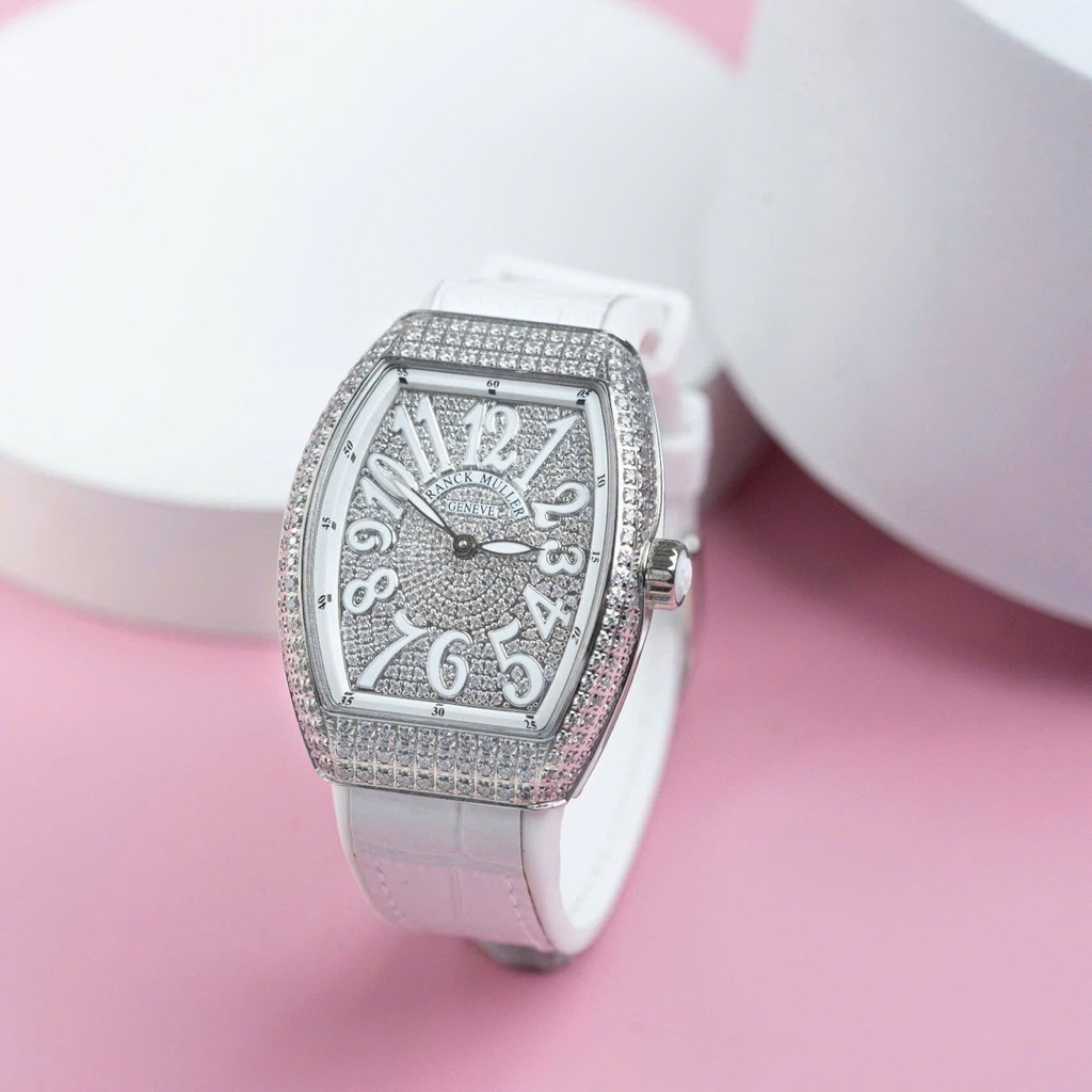 FRANCK MULLER VANGUARD LADY V32 - Đồng Hồ Franck Muller - Nữ - DHTT254 [ Ngọc Nhi Watch ] Bảo Hành 2