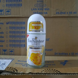 LĂN KHỬ MÙI TRẮNG DA ENCHANTEUR 50ML (DẠNG SỮA)