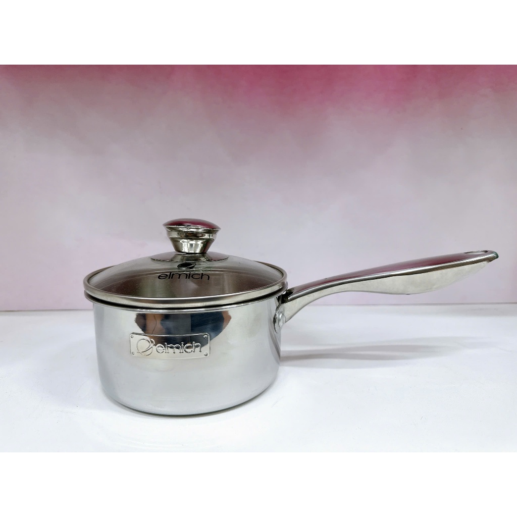 Quánh Inox nguyên khối Elmich baby EL2538IN14 size 14cm