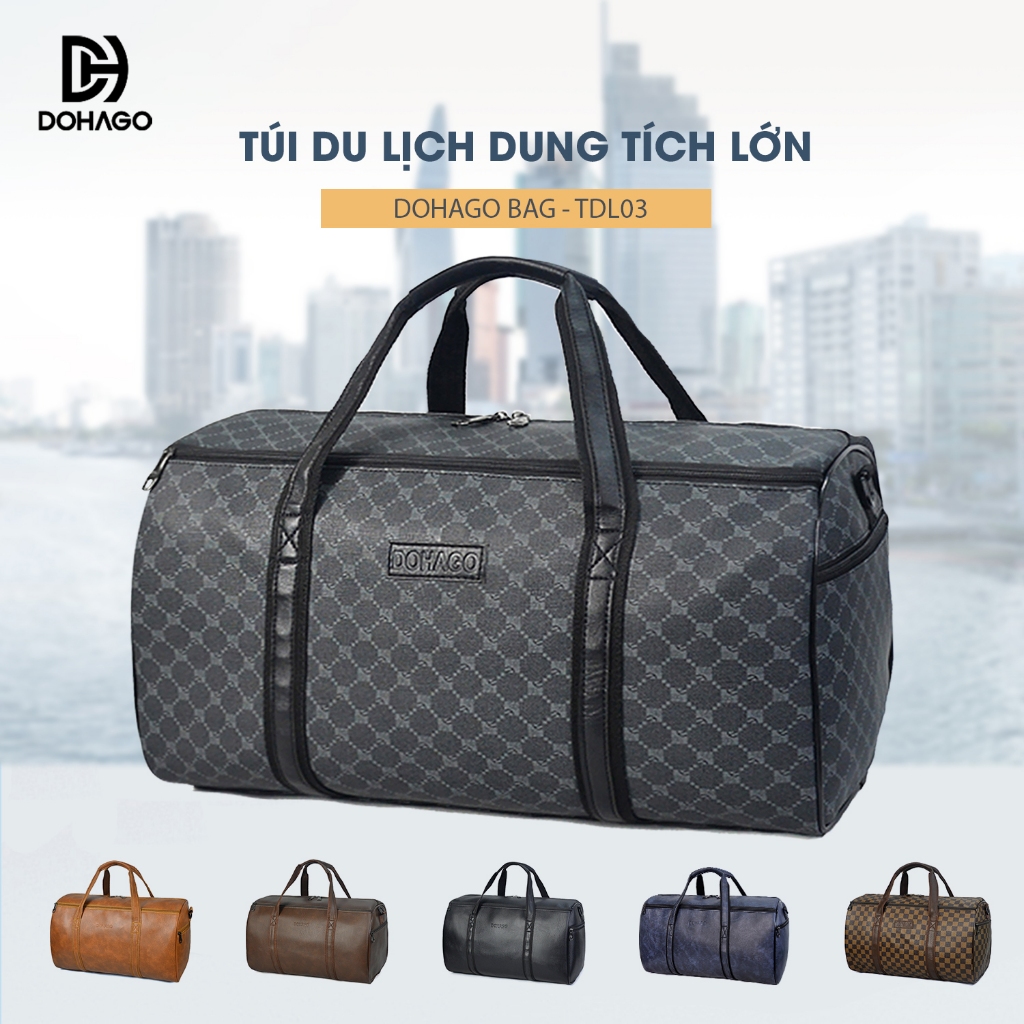 Túi Du Lịch Da DOHAGO Thiết Kế Thời Trang Đa Năng Cho Nam Nữ - TDL03