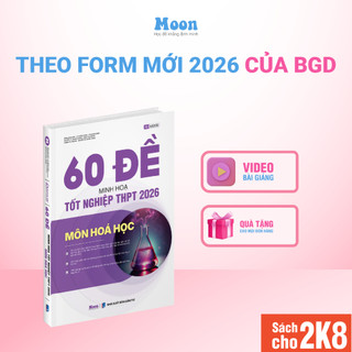 Bộ đề minh họa ôn thi THPTQG 2026: 60 đề thi trắc nghiệm môn Hóa học | Sách ID