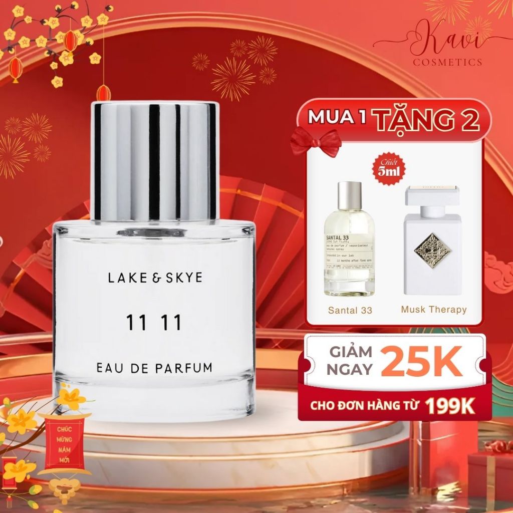 Nước hoa chiết 10ml unisex Lake & Skye 11 11 EDP hương thơm tươi mới, thanh thoát - kavi cosmetics