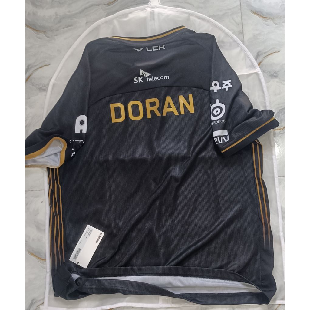 jersey world 2025 t1 doran chính hãng official jersey áo tuyển thủ doran lol