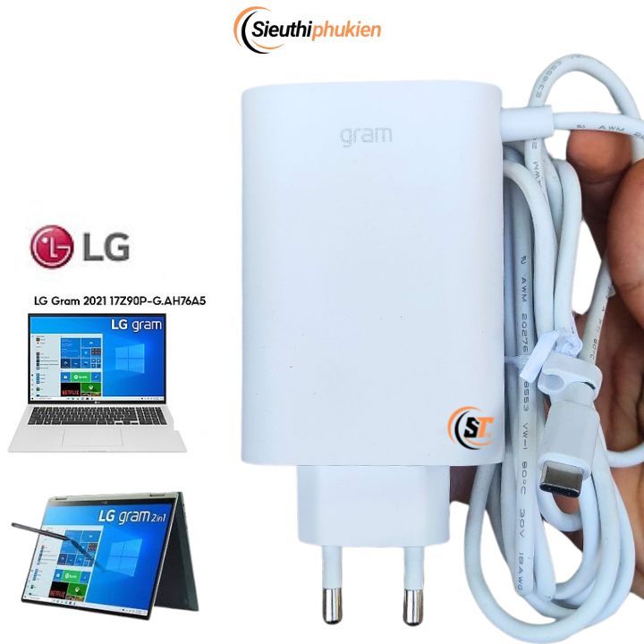 Sạc Laptop LG Gram 14ZD90Q 14ZB90Q-G , Sạc laptop LG Gram 14 inch 20V 3.25a 65W type-C